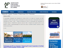 Tablet Screenshot of apicarnes.pt